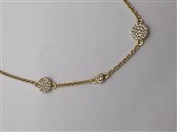 Bracciale Domar Donna Bracciale oro 9k in Oro Zircone BROR-288-280 - BROR-288-280